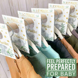 6-Piece Baby Closet Dividers & 20-Piece Baby Milestone Stickers Baby Shower Gift