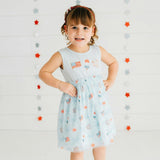 Patriotic Trellis Tank Tutu Dress