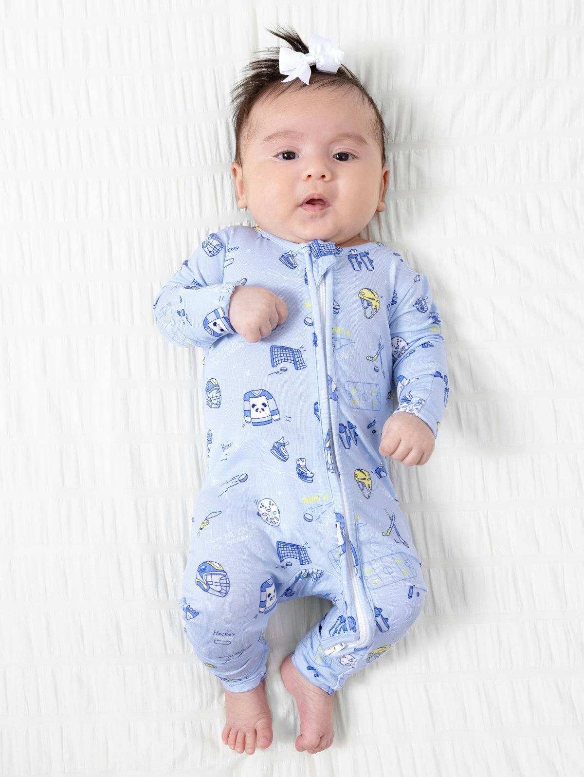 Hockey Bamboo Convertible Footie