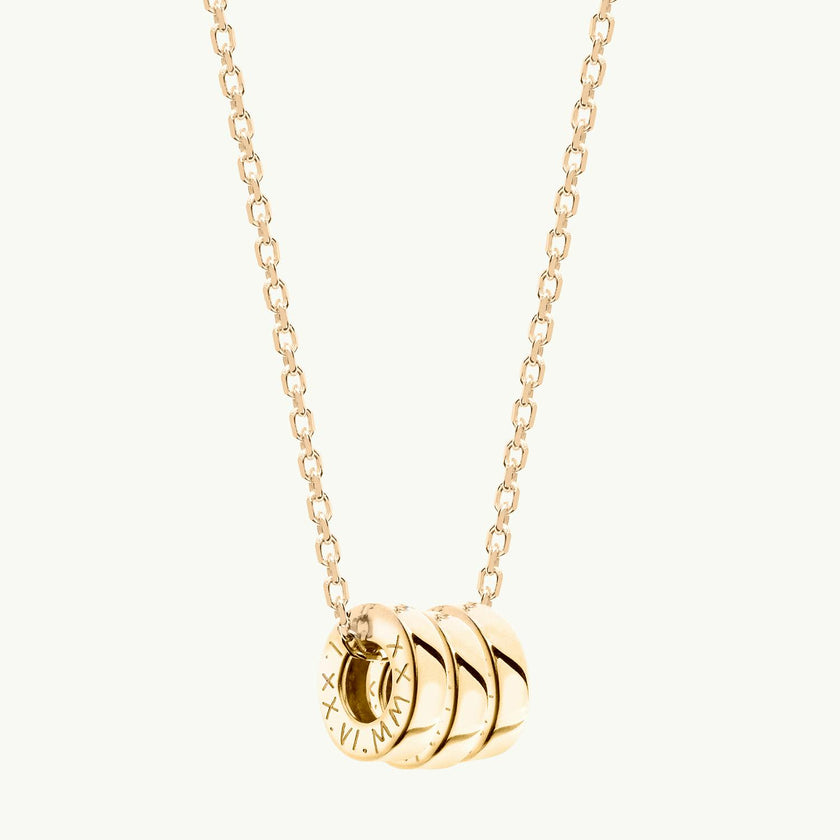 Personalized Unity Name Necklace, Gold Plated