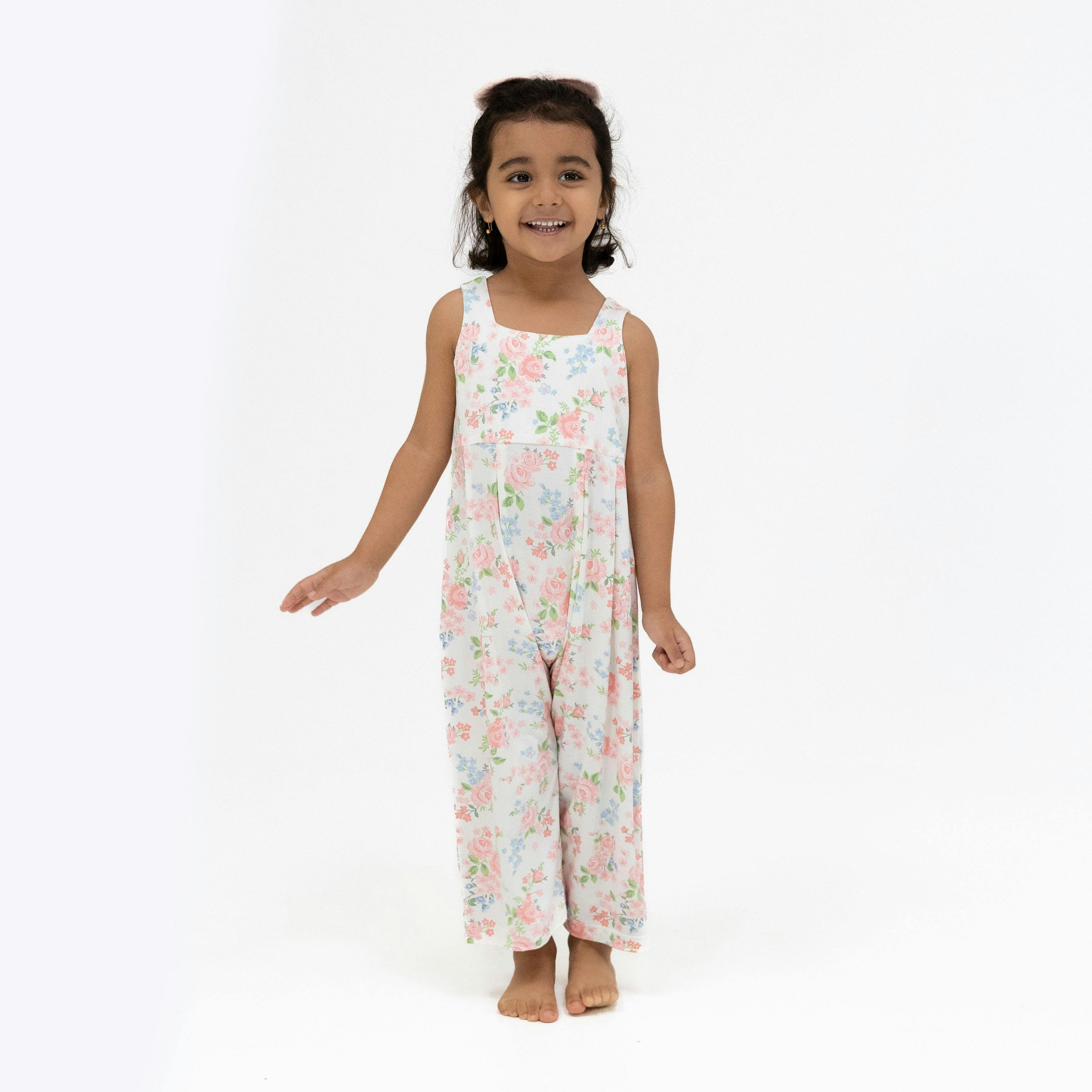 Cute Little Roses - Wide Leg Jumpsuit