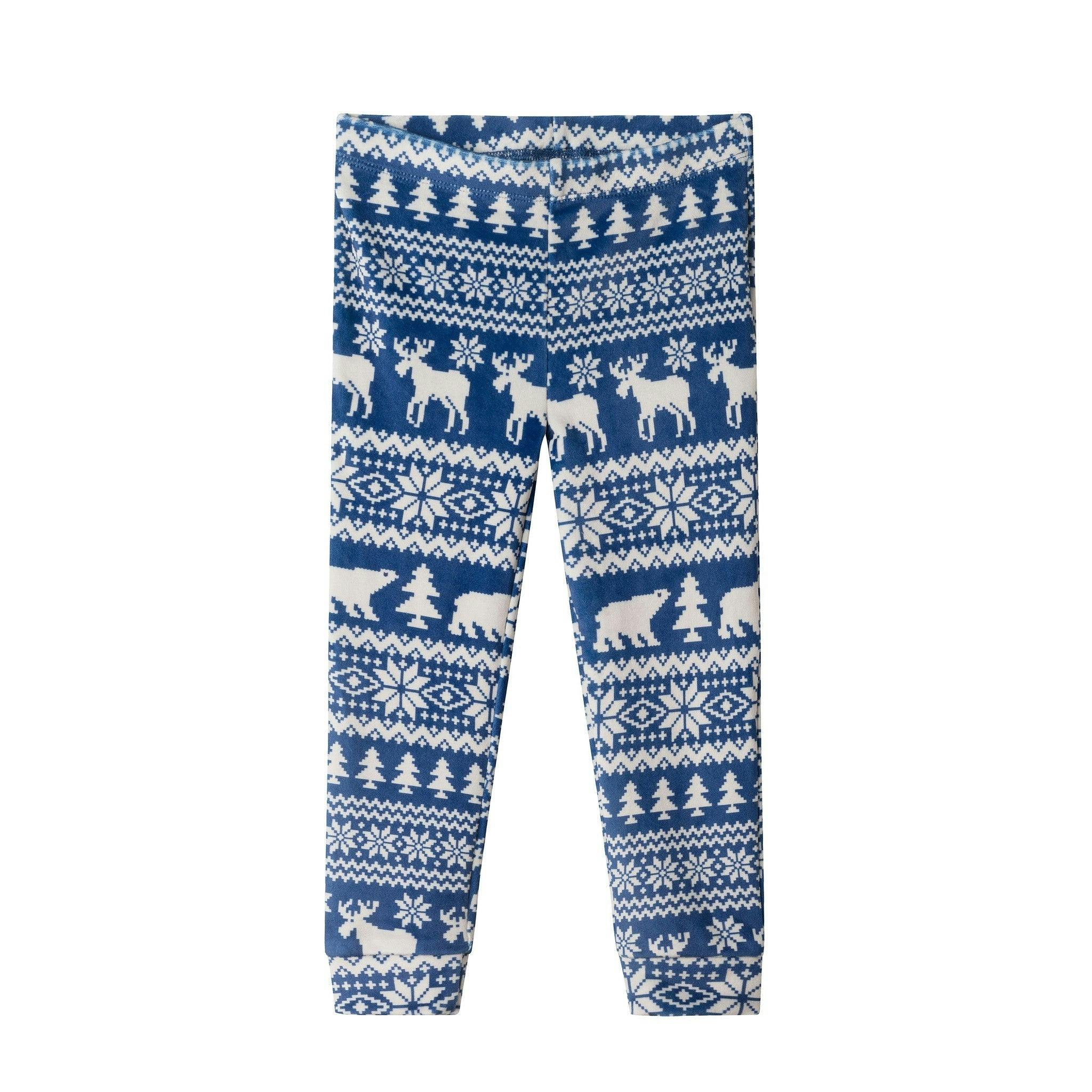 Boys (2-4) Velour Pajama Set | Winter Moose