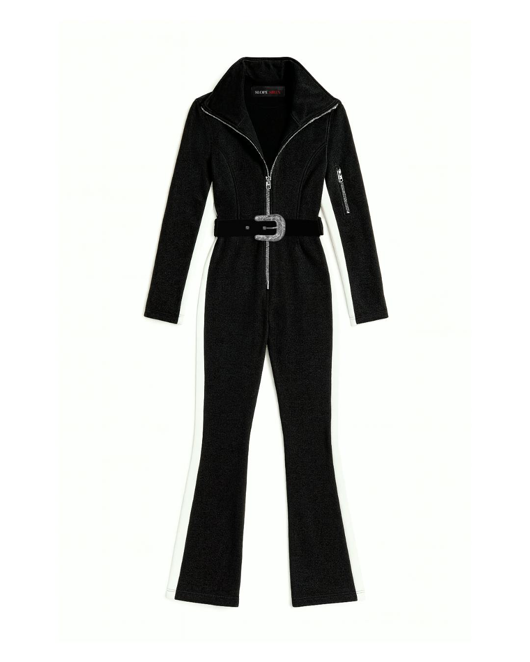Women's Mae Western Ski Suit, Black Diamond
