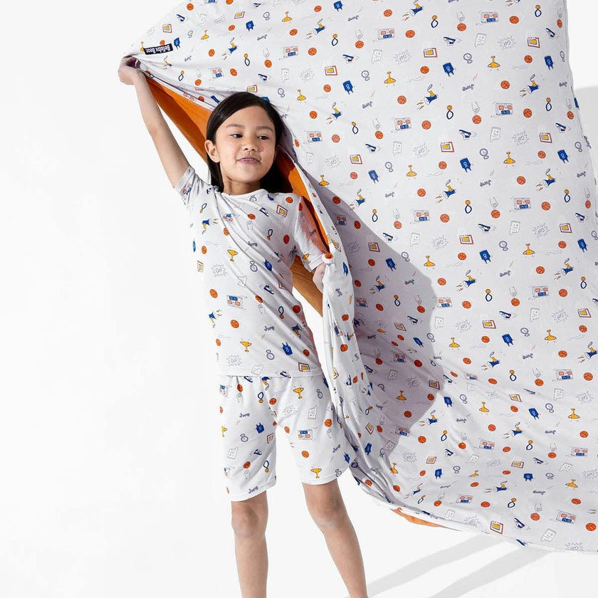 All Star Basketball Bamboo Kids Pajama Short Set