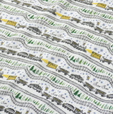 Christmas Trains Two Piece Kids Pajamas