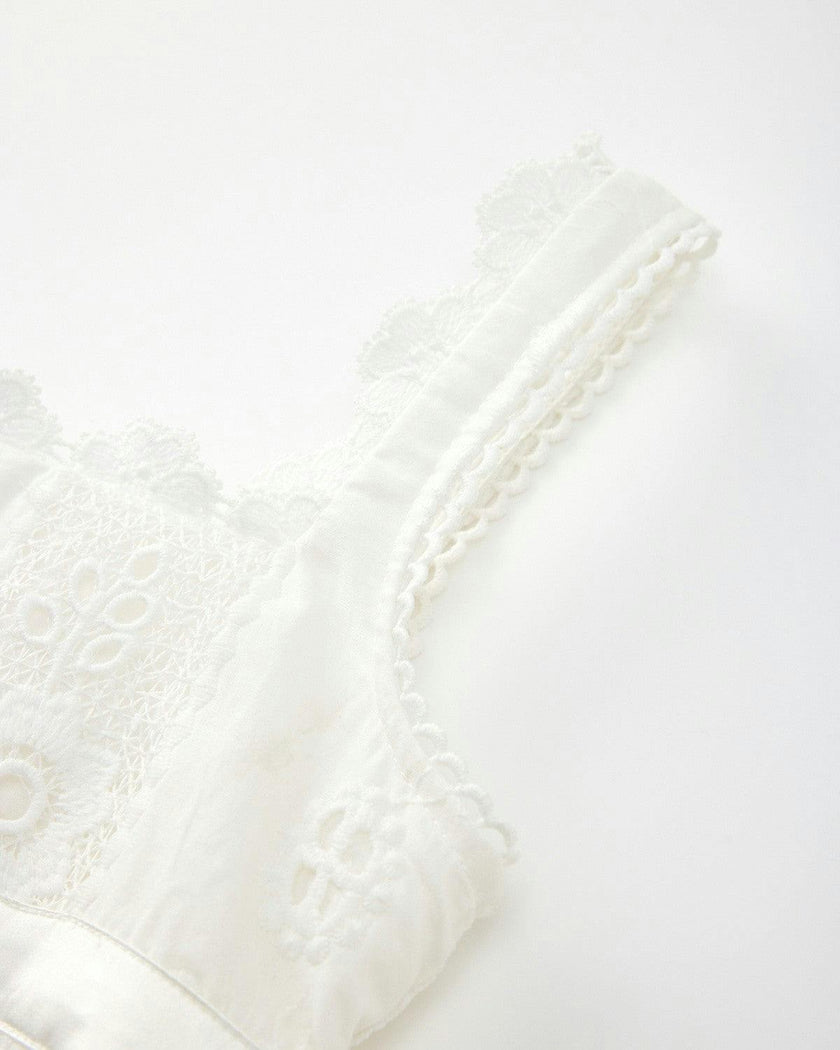 Josephine Embroidered Mini Dress