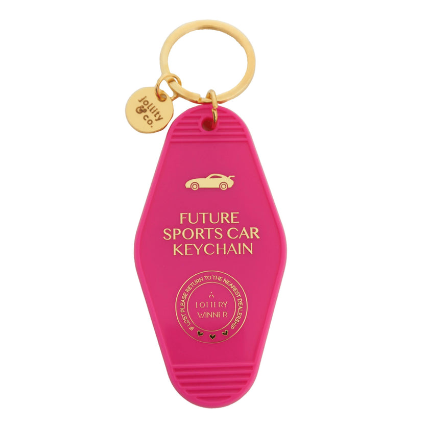 Future Sports Car Keychain