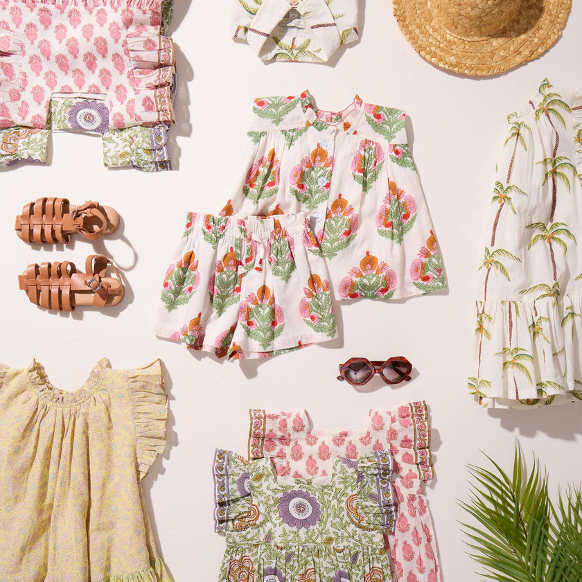 Baby Girls Elsie Bubble - Lilac Lisbon Floral