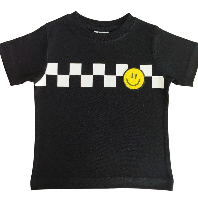 Baby and Kids Tee - Check Smile