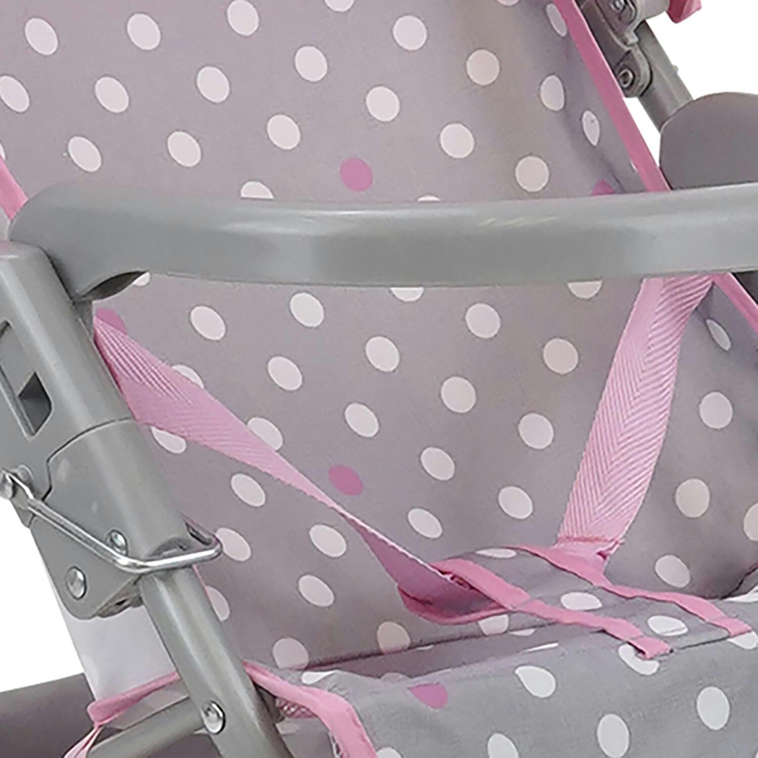 Cotton Candy Pink Doll Jogger Stroller - Fits Dolls Up to 24