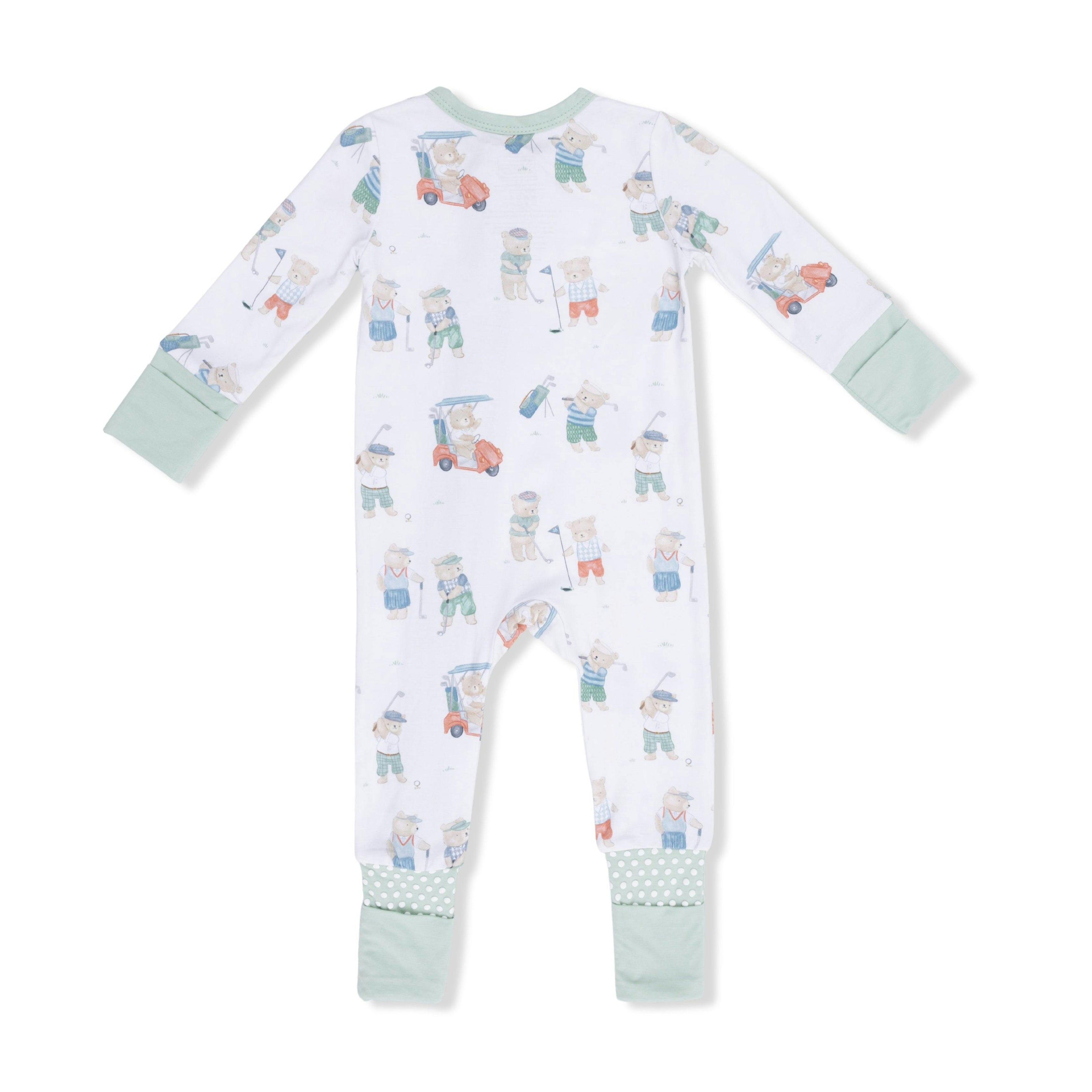 Golfing Teddy Bears - Convertible Romper