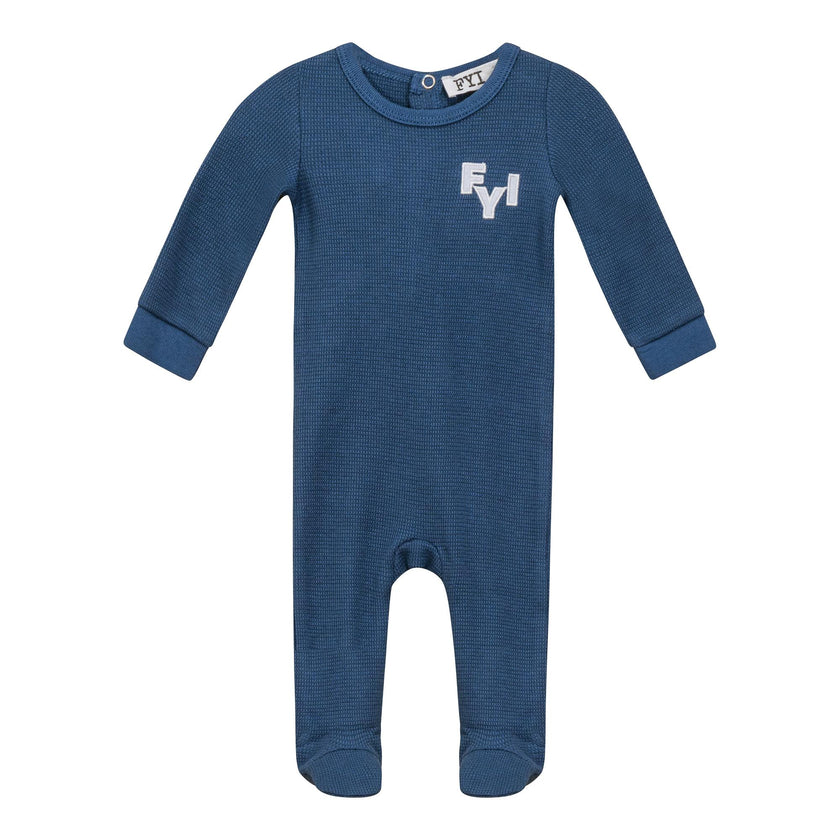 Waffle Square Textured Onesie