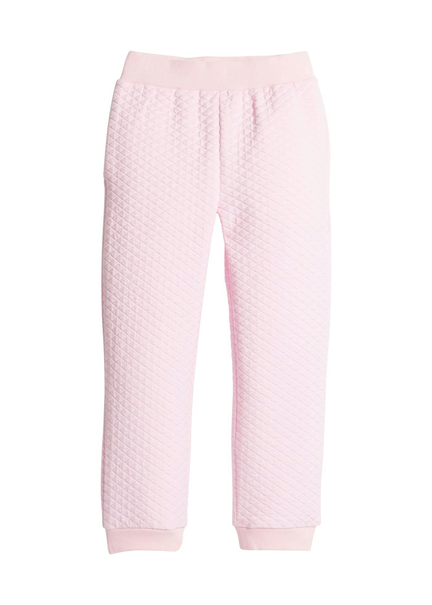 Classic Quilted Joggers - Light Pink