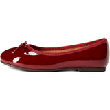 Fannie Glossy Leather Sweet Bow Ballet Flats