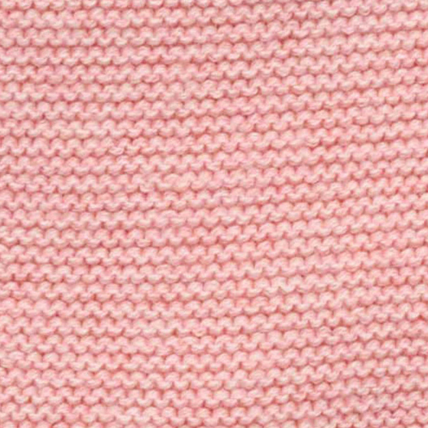 Crochet Collar Cardigan Blush Melange