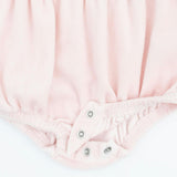 Soft Pink - Velour - Bubble with Peter Pan Collar
