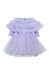 Purple Bloom Dress Set