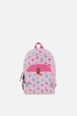Little Girl Flowers Compact Functional Backpack