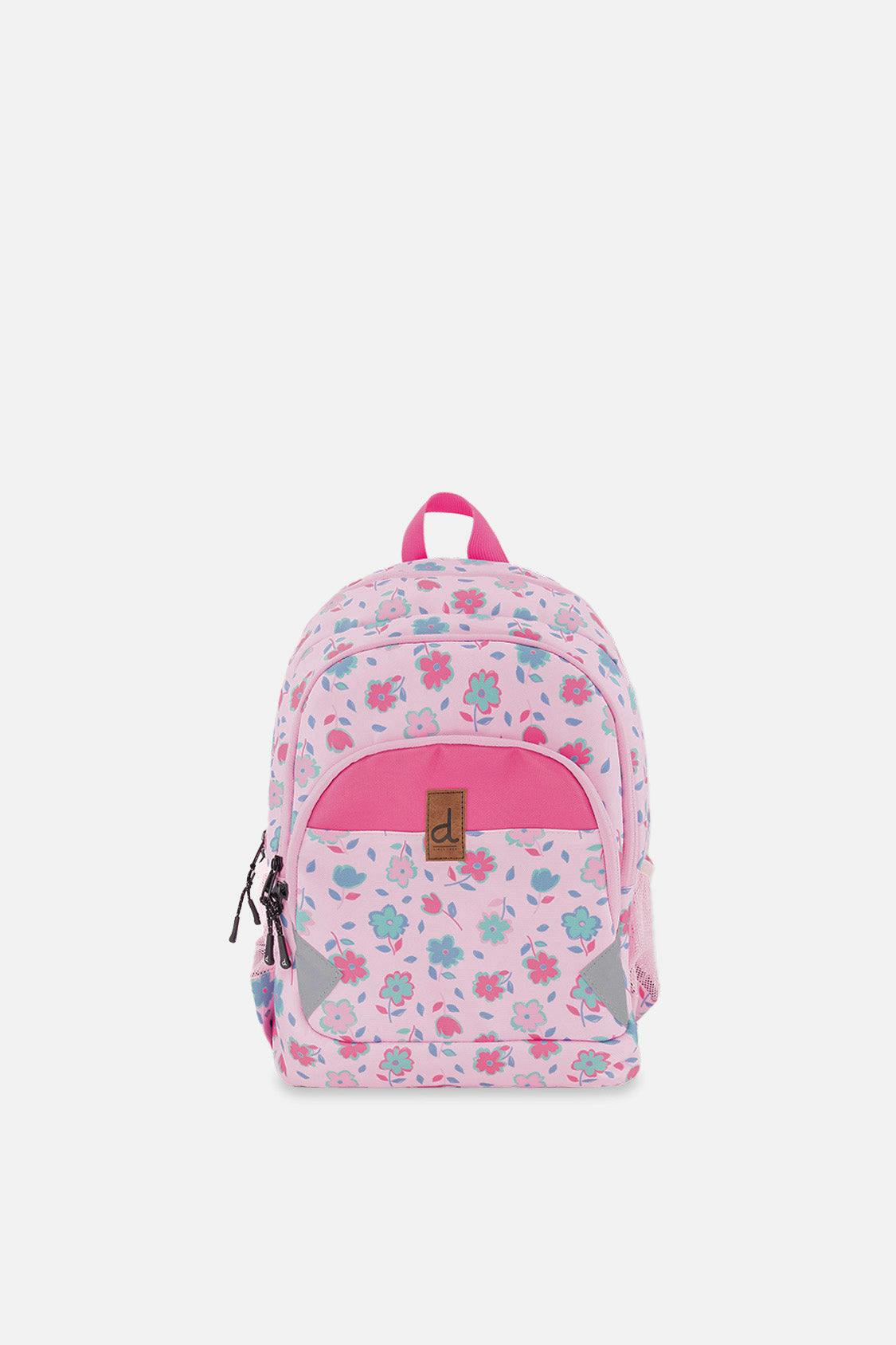 Little Girl Flowers Compact Functional Backpack