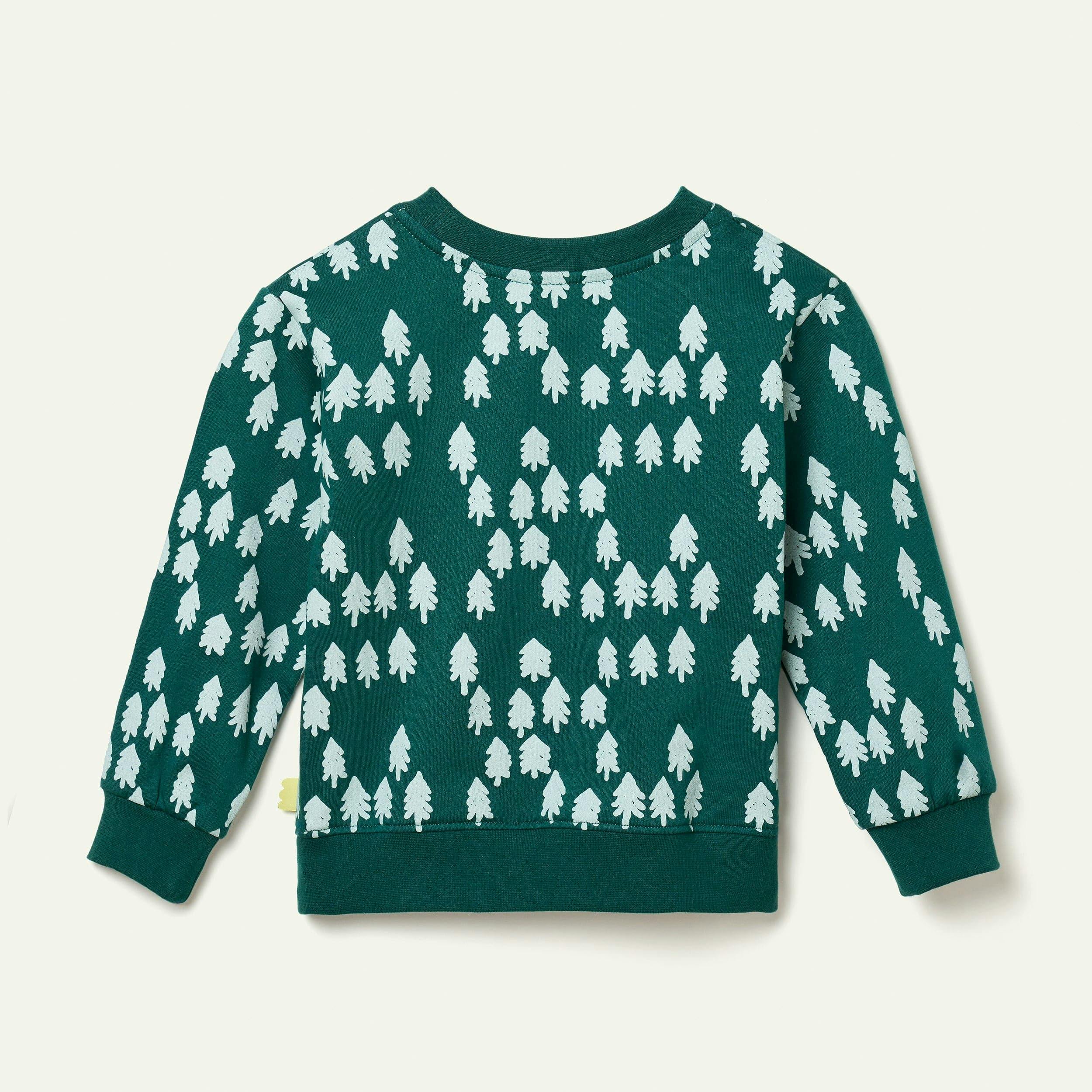 Recycled Cotton Snowy Pine Sweatshirt