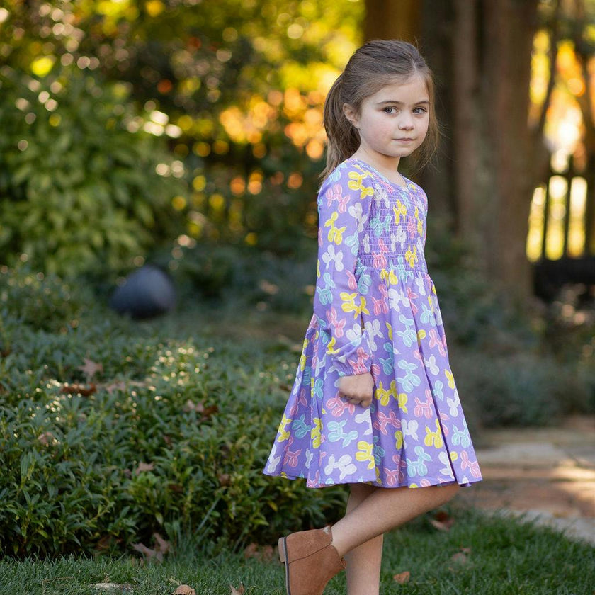 Ruched Dress in Balloon Animals
