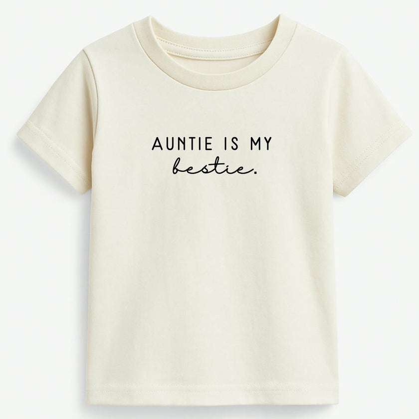 Auntie is my Bestie Organic Kids T-shirt