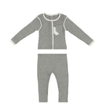 Piped Pocket Two Piece Set