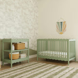 Swell Changing Table in Light Sage