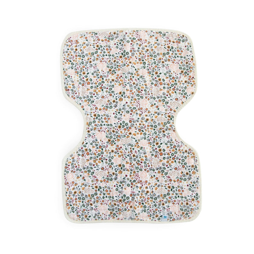 Cotton Muslin Burp Cloth - Pressed Petals