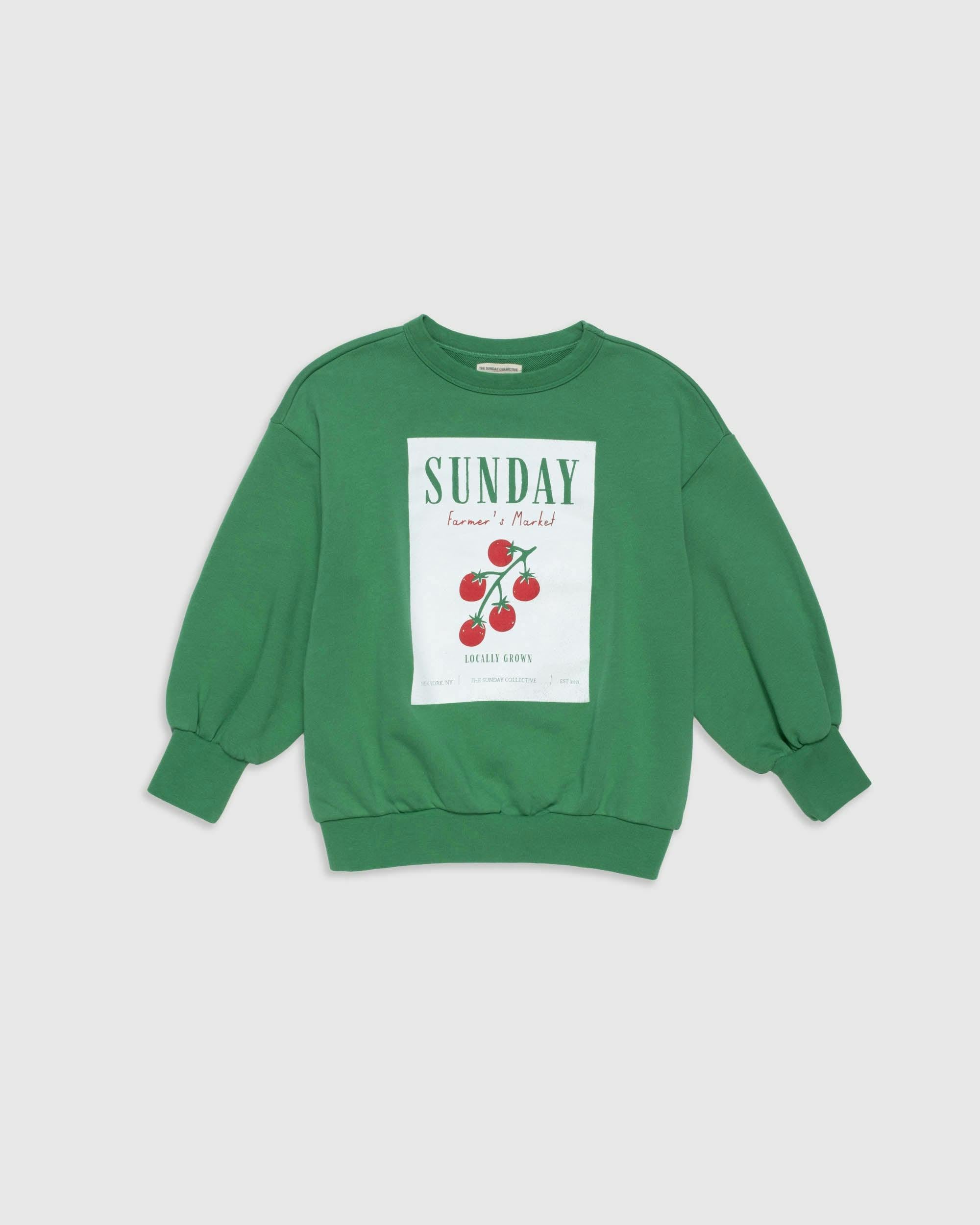Adult Organic Weekend Sweatshirt in Cucumber
