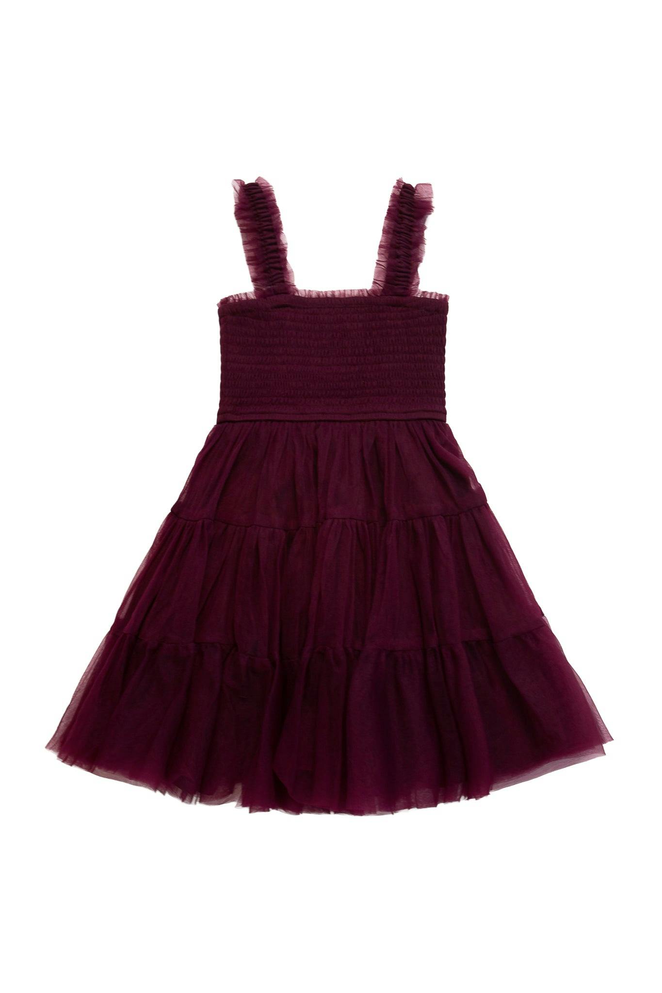 Mini Destiny Dress in Burgundy