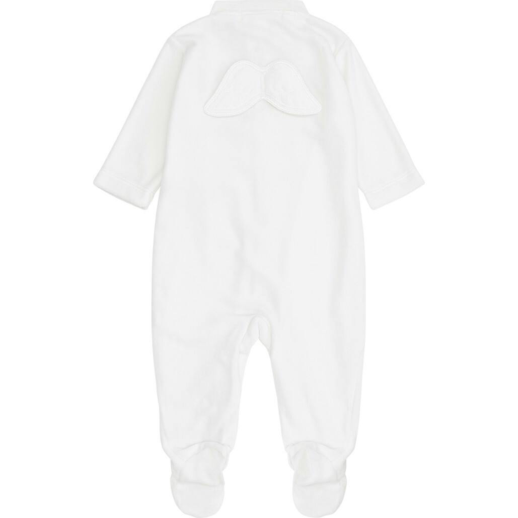 Velour Angel Wing™ Sleepsuit - Pink