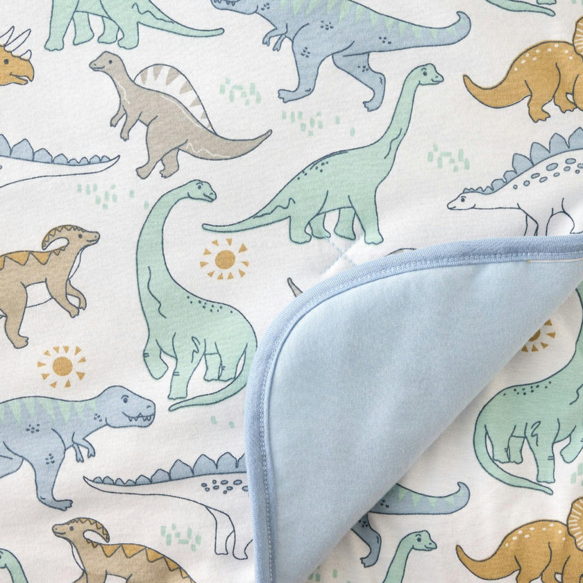 QUINN Reversible Light Weight Quilted Baby Blanket