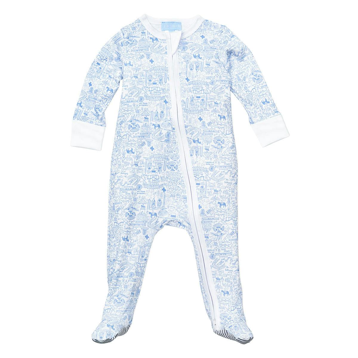 Houston Zip Baby Onesie