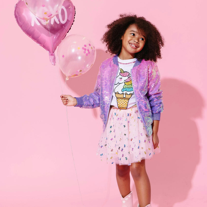Rainbow Metallic Tutu