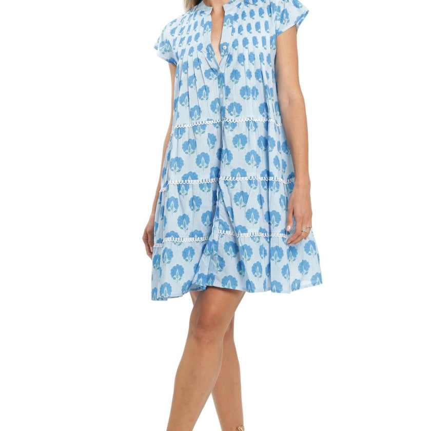 Dalia Dress - Deep Sky