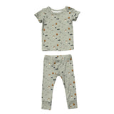 Boys Short Sleeve Lounge Set in Farm
