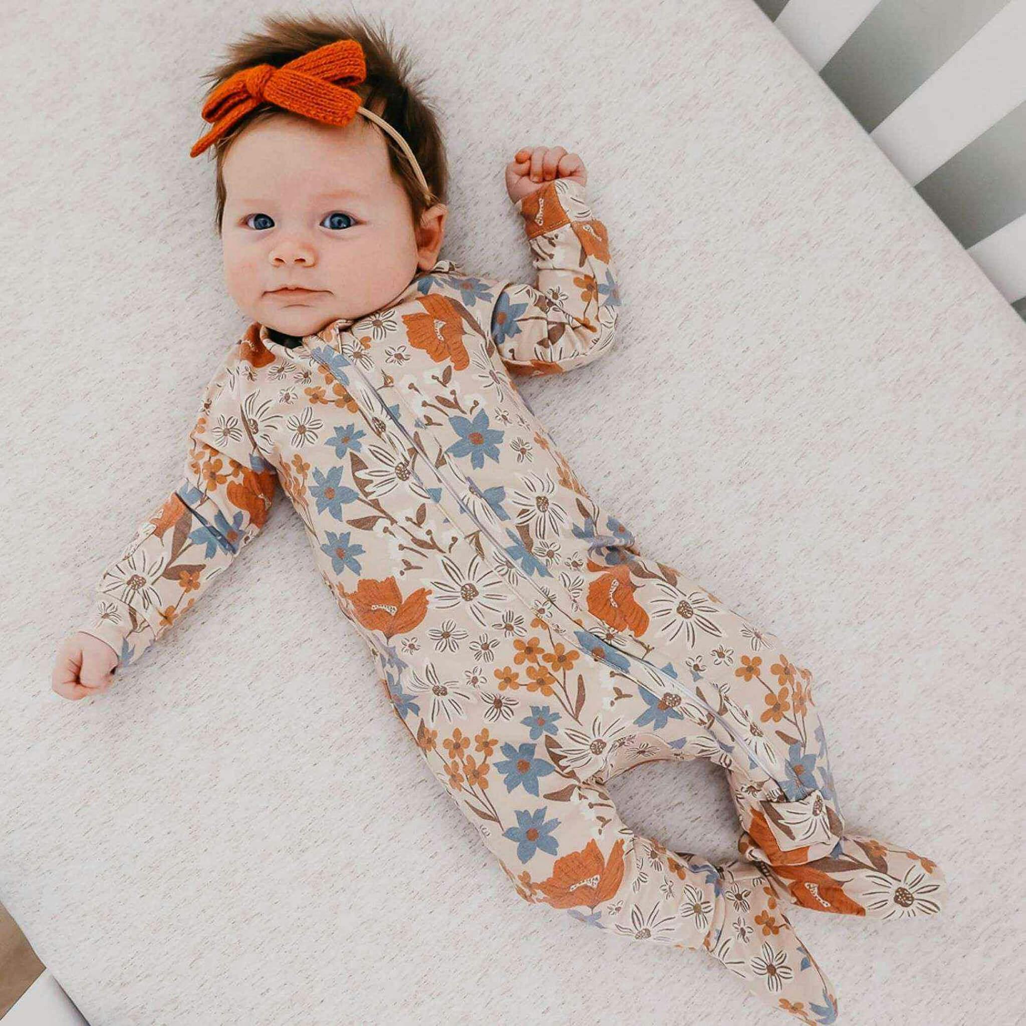 Zip-Up Footie Pajama - Eden
