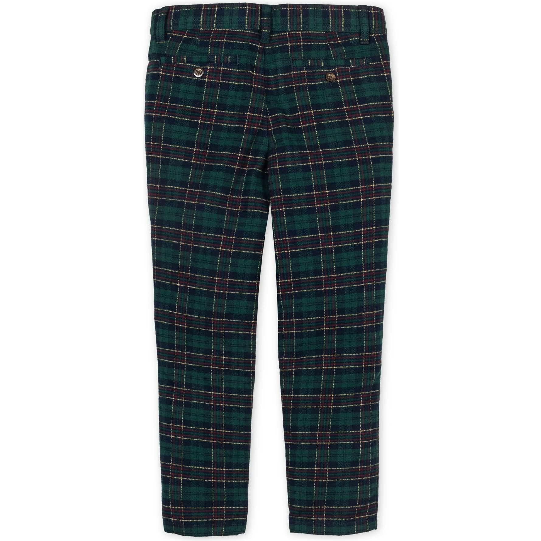 Baby Organic Brushed Suit Pant, Blue