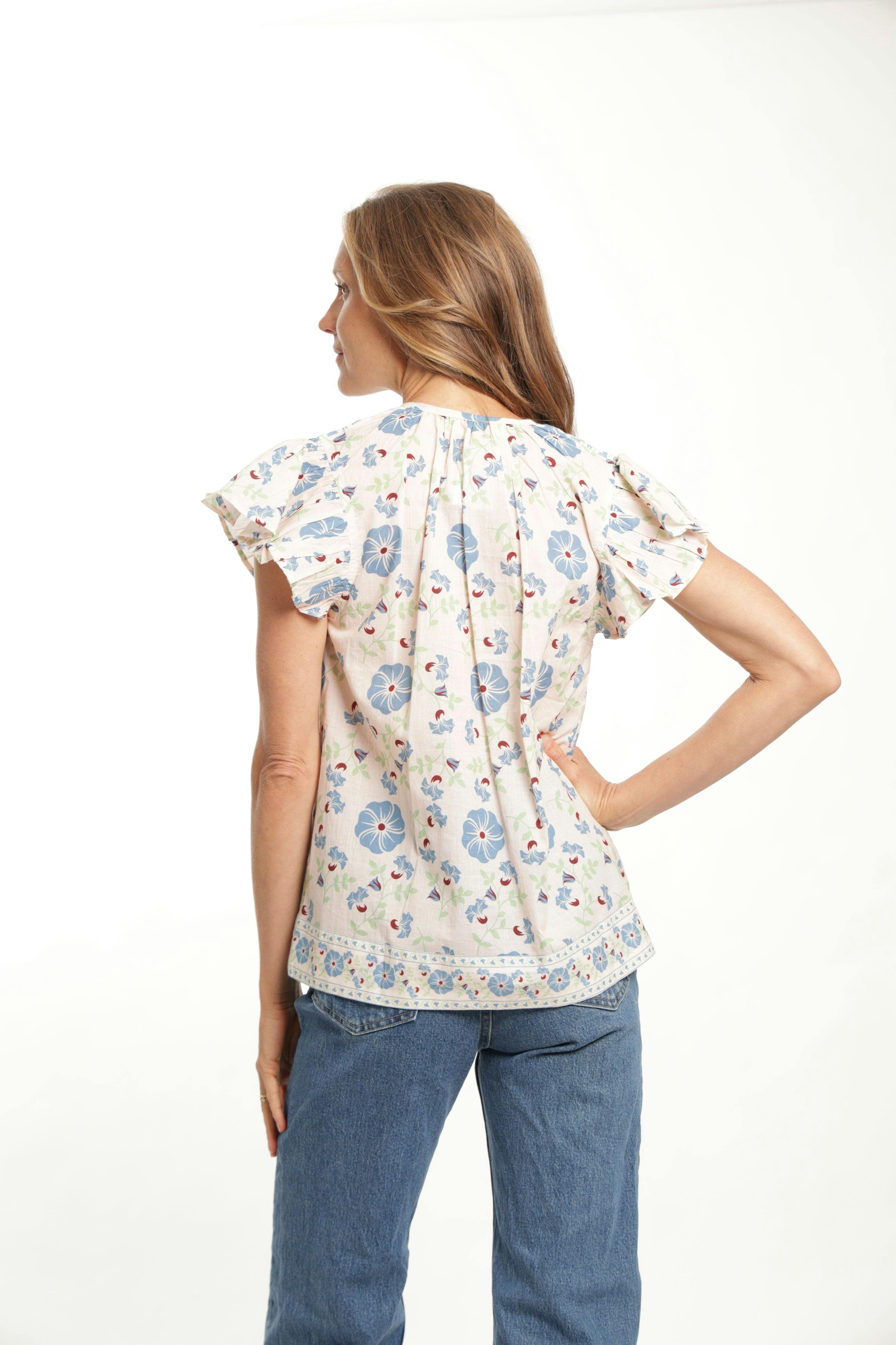 Marion Top - Pastel Cream