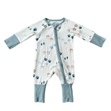 Boy's Long Sleeve Zip Romper