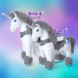 Model Y® Unicorn Ride-On Toy Age 4–7 – Grey