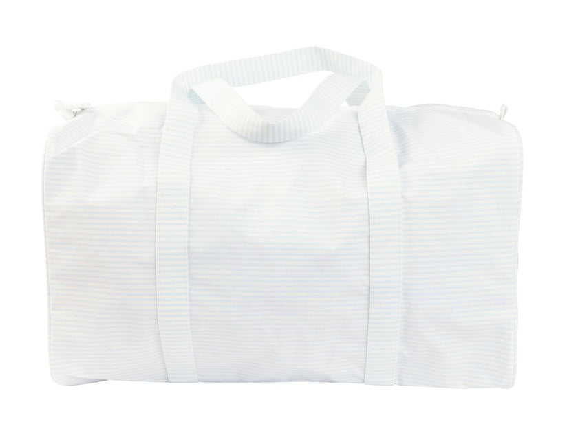 The Duffle Bag in Light Blue Stripe