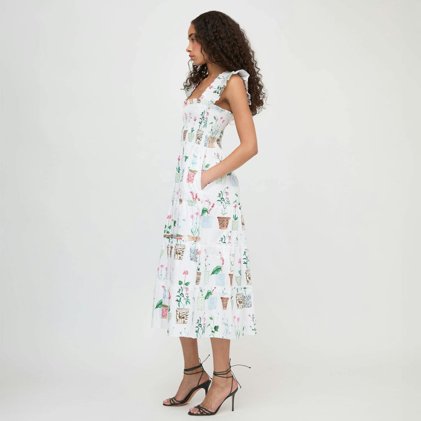 The Ellie Nap Dress - Flower Pots
