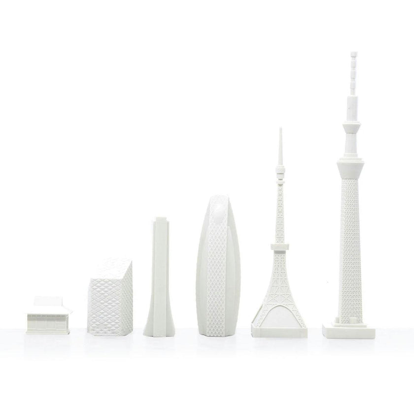 Chess Set Acrylic TOKYO Edition with Tokyo Map Board