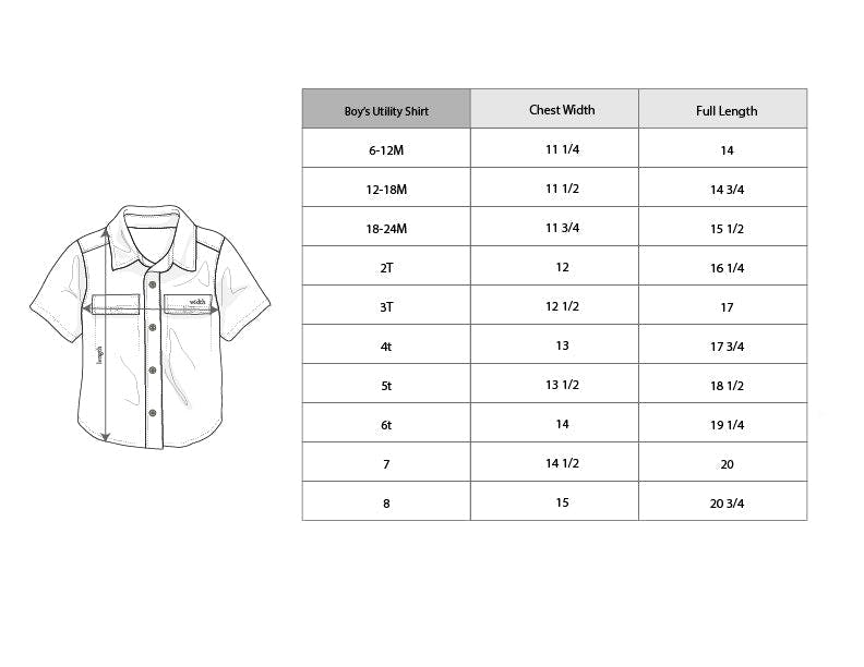Boys Utility Shirt in Baseball