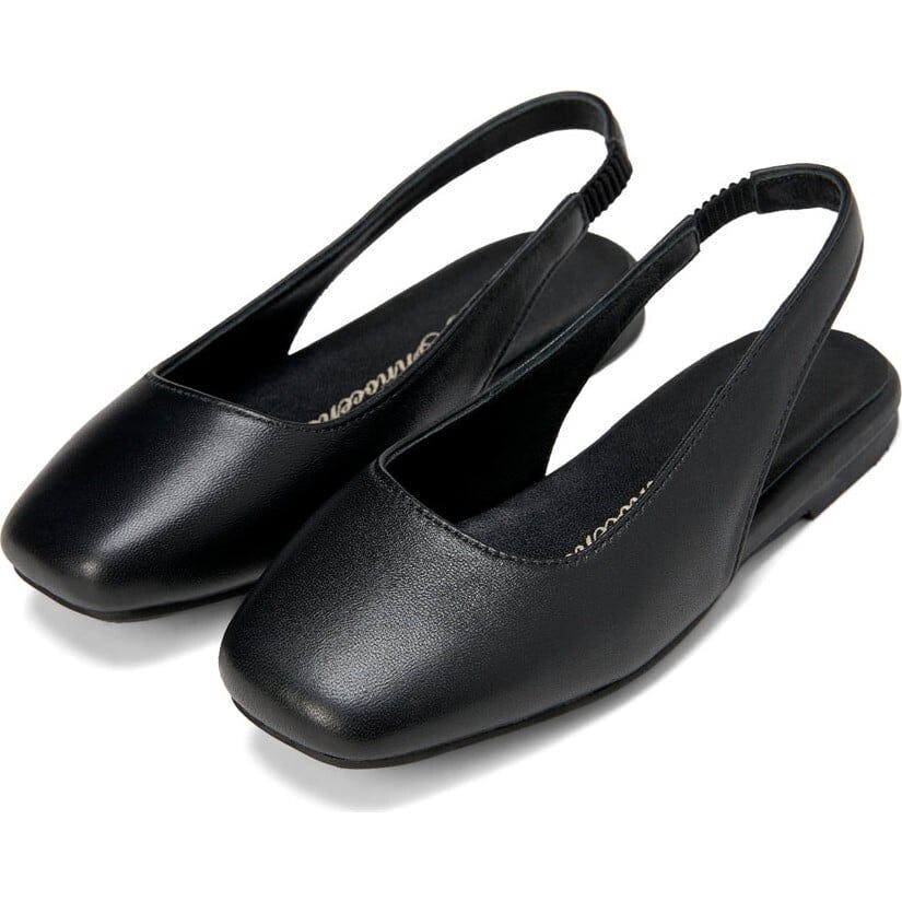 Ester Square Cap Toes Sling Back Sandals