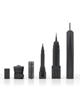Chess Set Luxury Bronze NEW YORK with New York  Map Board
