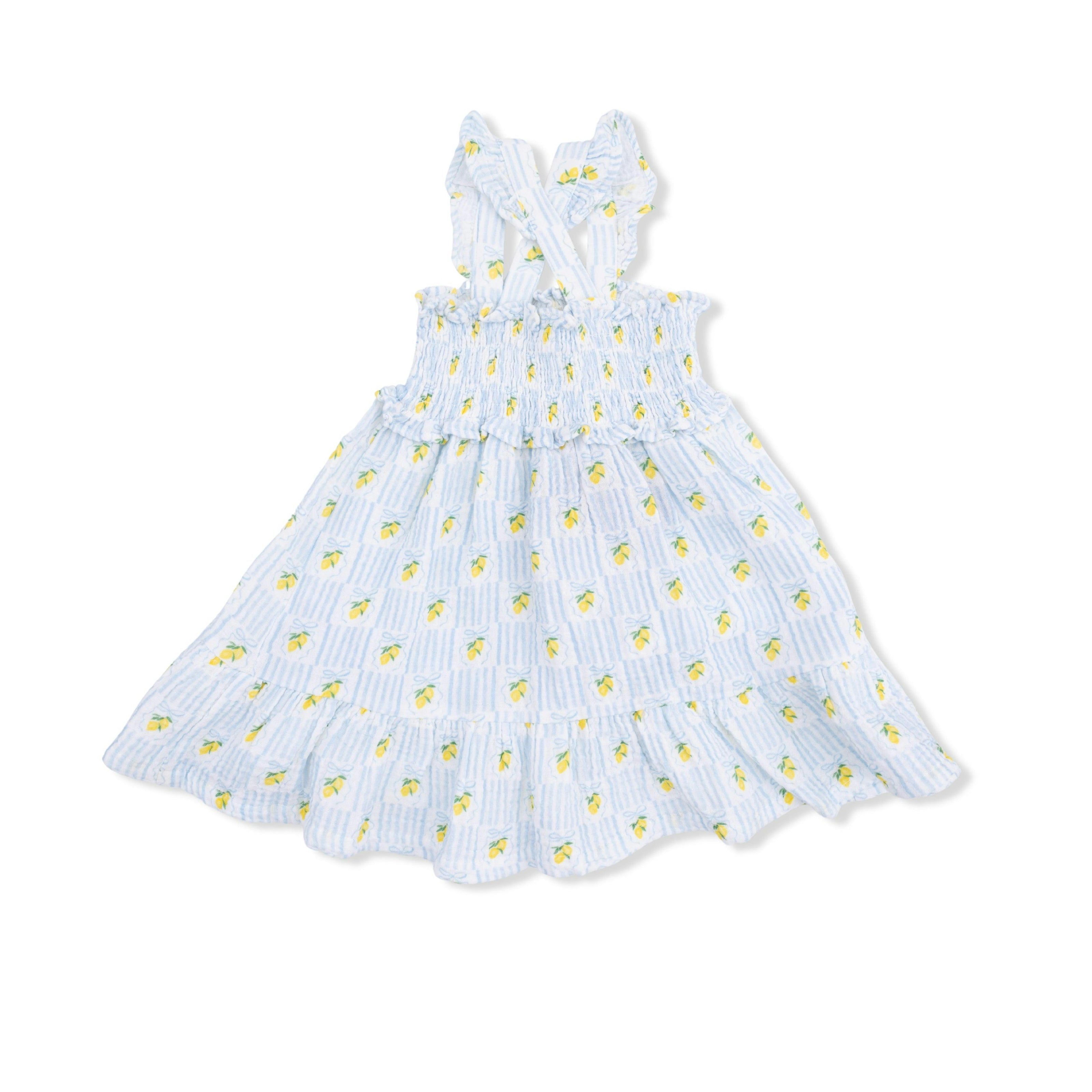 Lovely Lemons - Smocked Ruffle Sundress with Bloomer