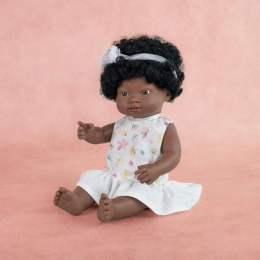 My Friends and Me Collection African Baby Girl Doll with Black Hair - 15"
